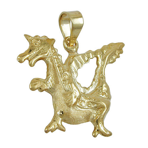 Anhänger Drache Gold 375