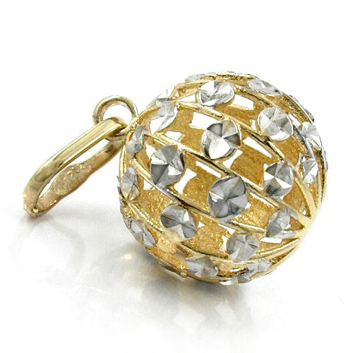 Anhänger filigrane Kugel Gold 375