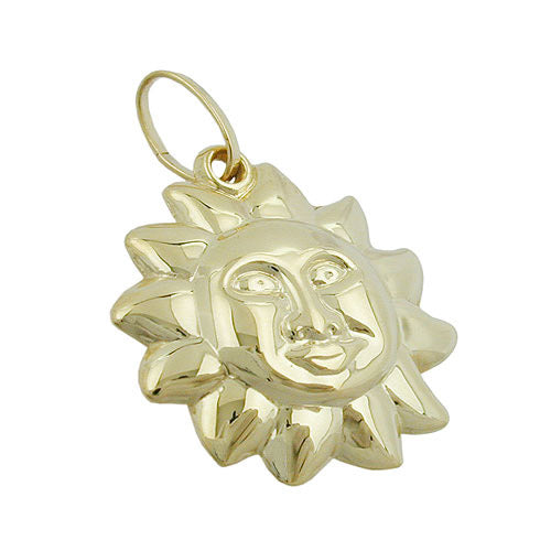 Anhänger Sonne Gold 375