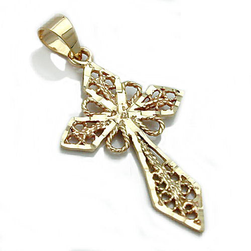 Anhänger filigranes Kreuz Gold 375