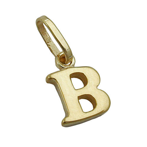 Anhänger Buchstabe B Gold 375