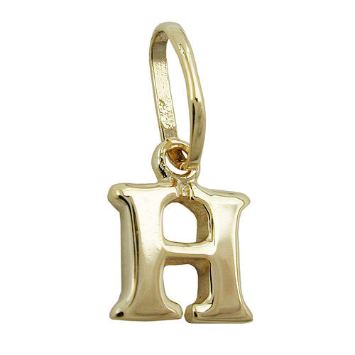 Anhänger Buchstabe H Gold 375