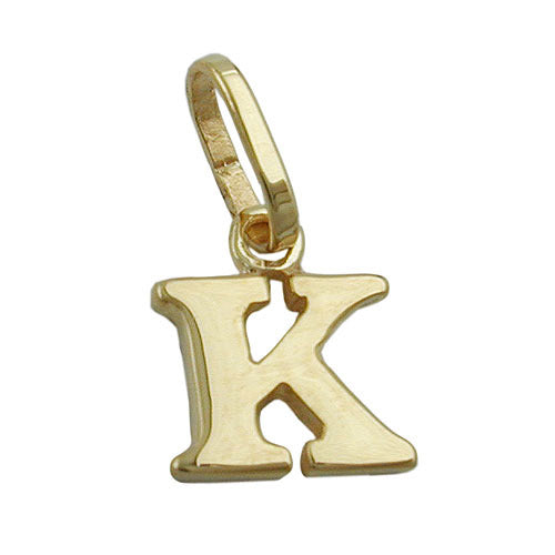 Anhänger Buchstabe K Gold 375