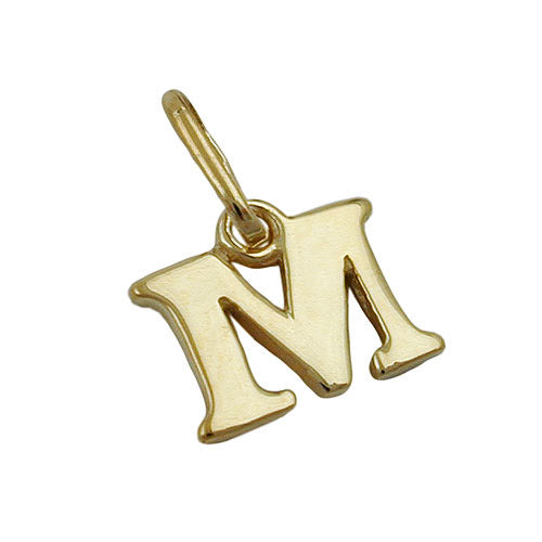 Anhänger Buchstabe M Gold 375