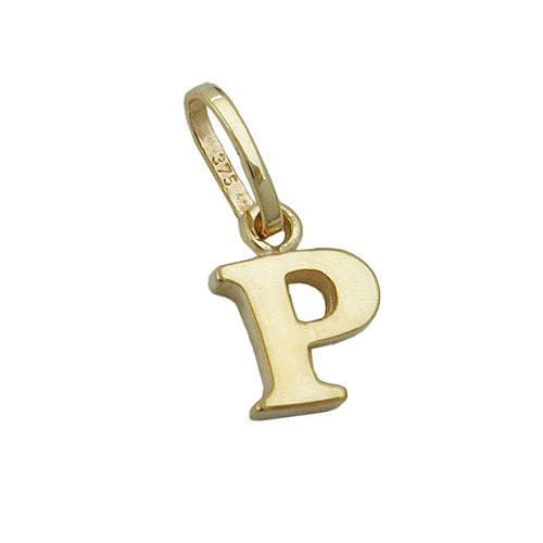 Anhänger Buchstabe P Gold 375