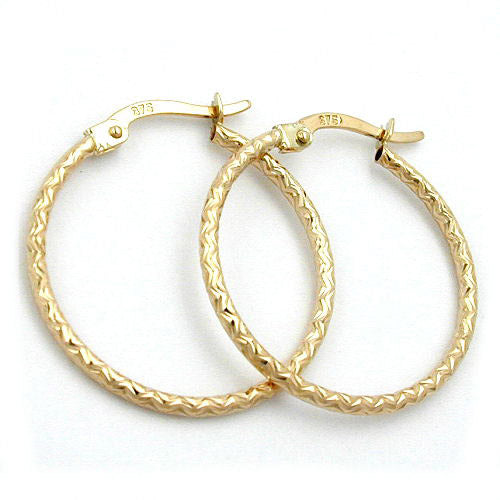 Creolen diamantiert Gold 375