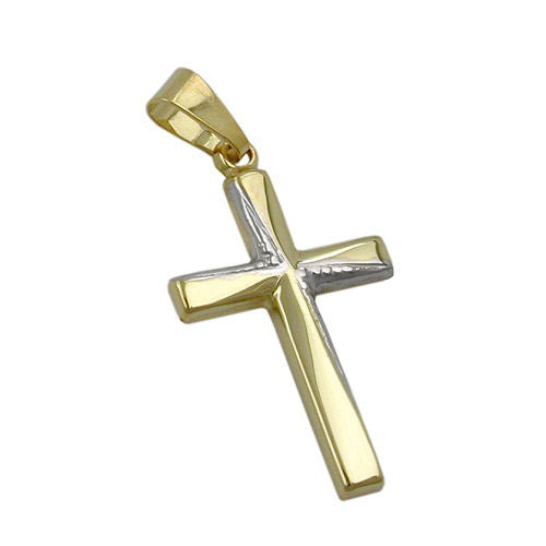 Anhänger kleines Kreuz Gold 375