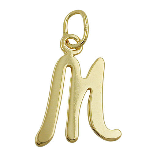 Anhänger Buchstabe M Gold 333