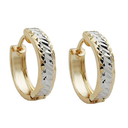 Creolen bicolor Gold 375