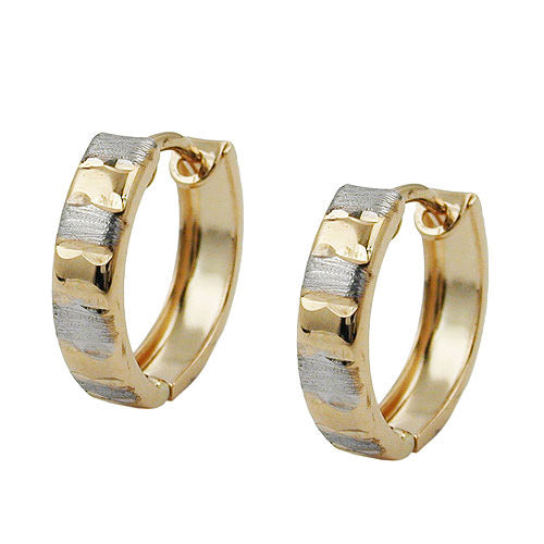 Creolen bicolor Gold 375