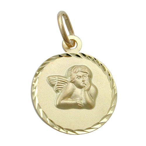 Anhänger Engelmotiv Gold 375