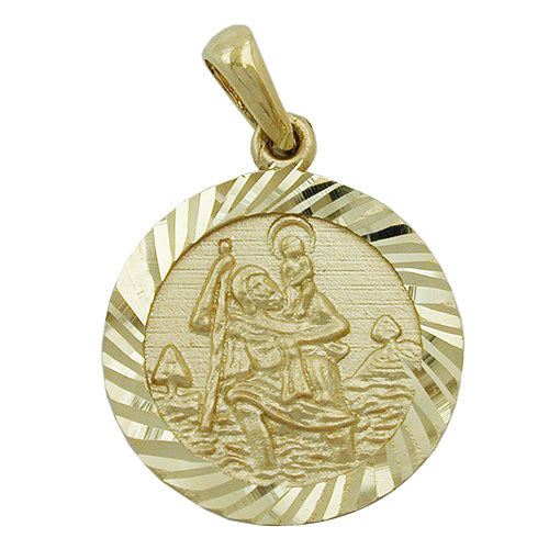 Anhänger Christophorus-Symbol Gold 375