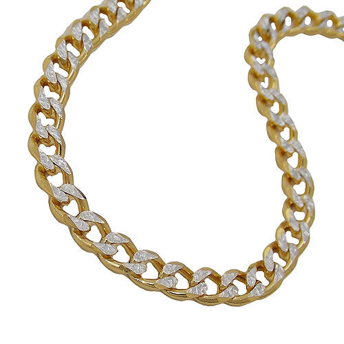 Armband 19cm Panzer bicolor Gold 585