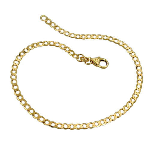 Armband 19cm Weitpanzer Gold 585