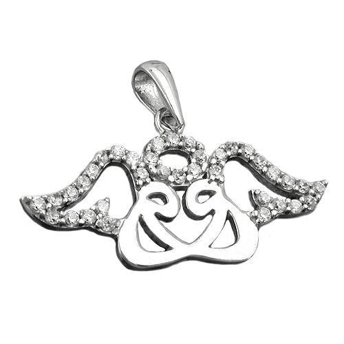 Anhänger Engel Heiligenschein Silber 925