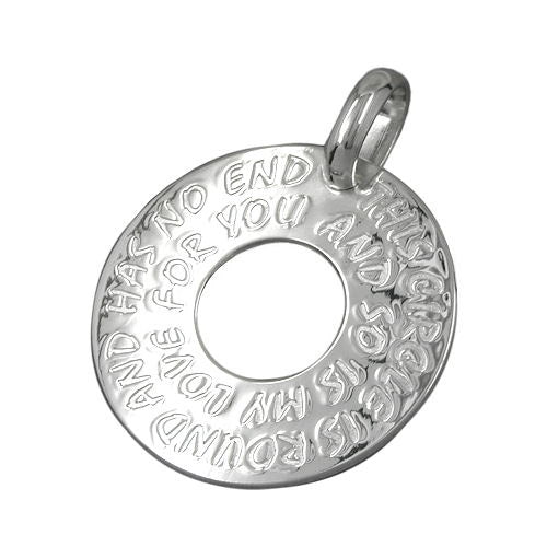 Anhänger circle is round Silber 925