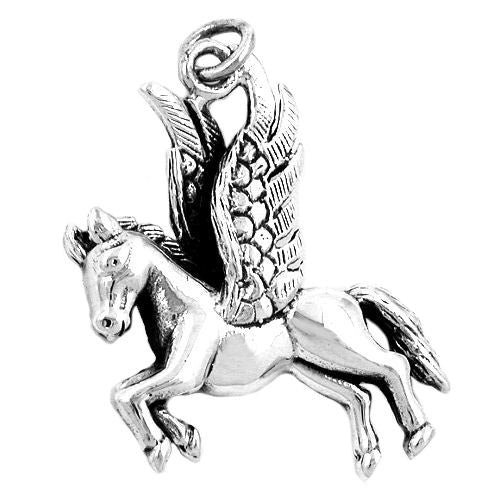 Anhänger Pferd mit Flügeln Silber 925