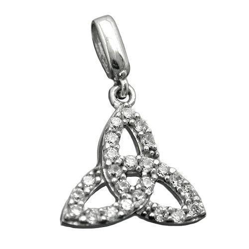Anhänger Dreieck Zirkonia Silber 925
