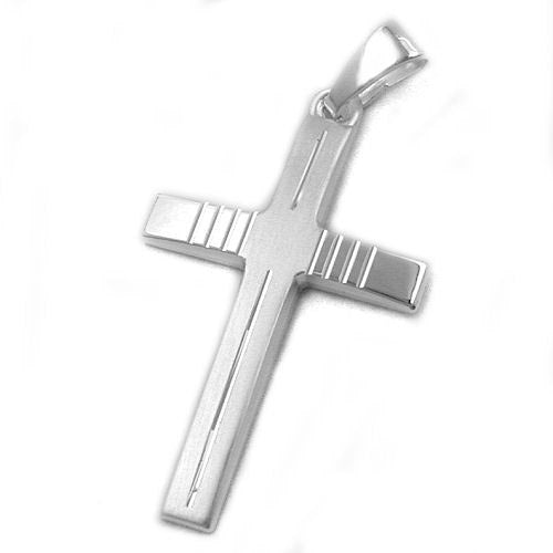 Anhänger Kreuz diamantiert Silber 925