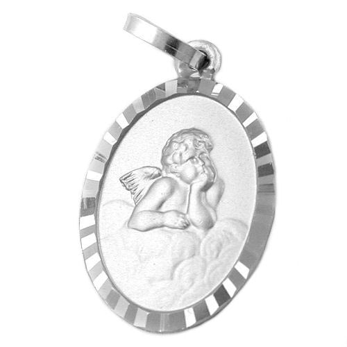 Anhänger Engel auf Wolke Silber 925