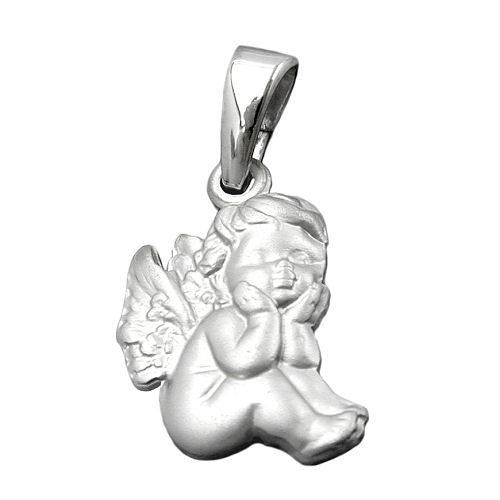 Anhänger sitzender Engel Silber 925