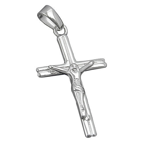 Anhänger Kreuz mit Jesus Silber 925