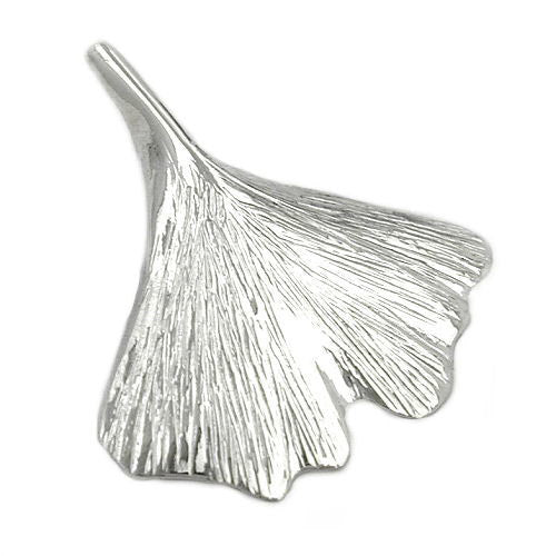 Anhänger 26mm Ginkgoblatt Silber 925