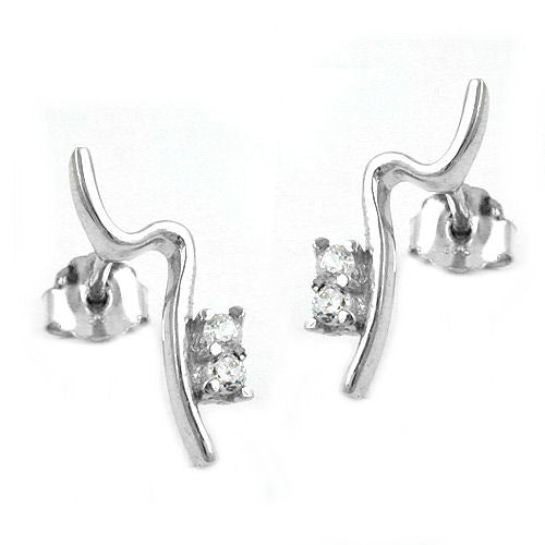 Ohrstecker mit je 2x Zirkonia 925