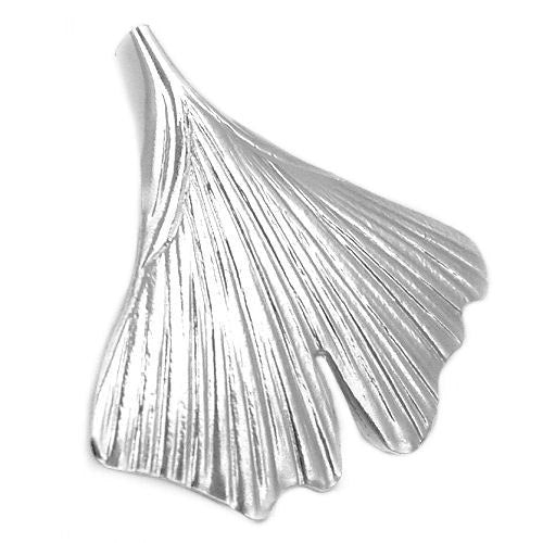 Anhänger 24mm Ginkgoblatt Silber 925