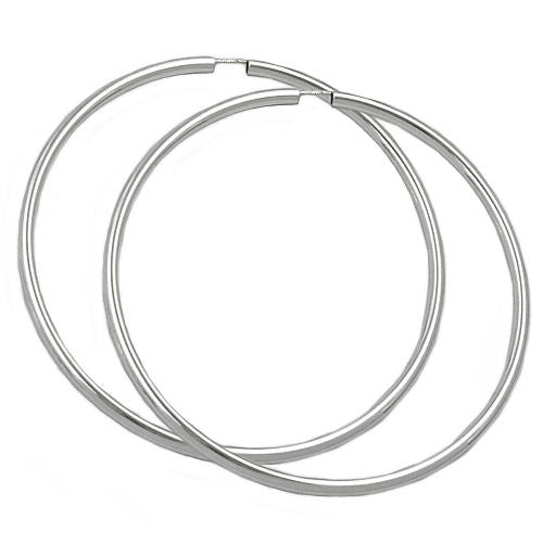 Creolen 70mm glänzend Silber 925