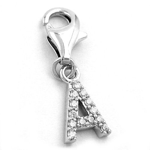Charm Buchstabe A Silber 925
