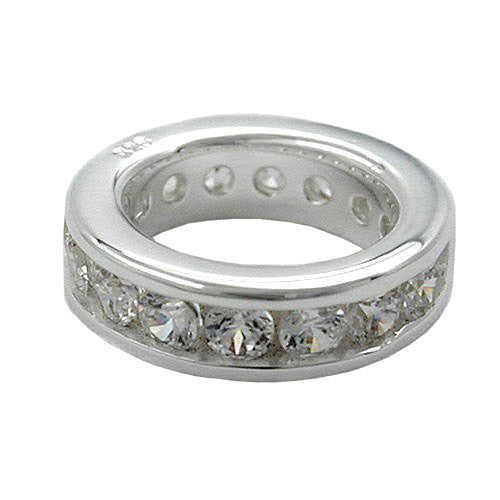 Anhänger Taufring mit Zirkonia Silber 925
