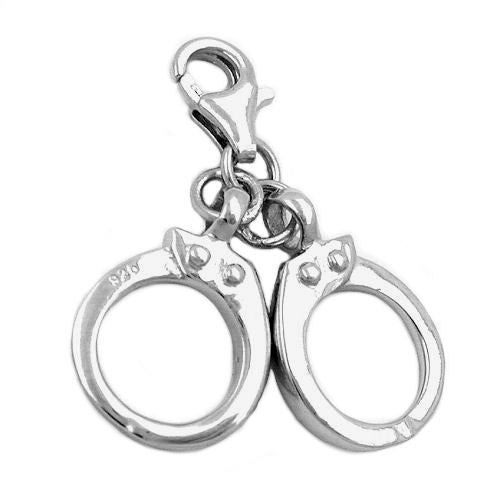 Charm Handschellen Silber 925