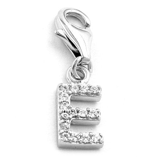 Charm Buchstabe E Silber 925