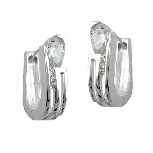 Creolen Zirkonia Silber 925