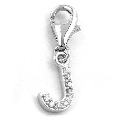 Charm Buchstabe J Silber 925