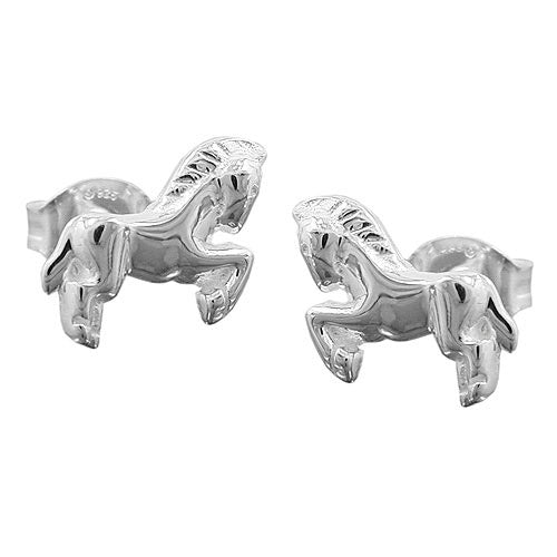 Ohrstecker Pferd rechts-links Silber 925