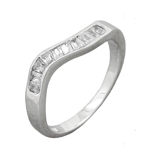 Ring 10x Zirkonia rhodiniert 925