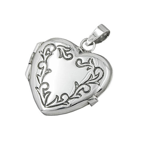 Anhänger Herz Medaillon Silber 925