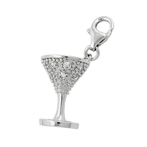 Charm Kelch mit Zirkonia 925