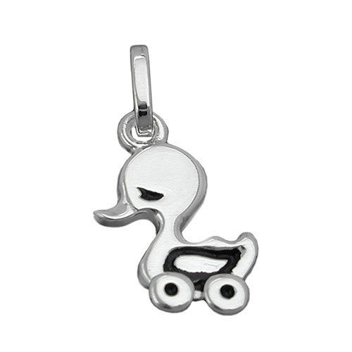 Anhänger Spielzeug-Ente Silber 925