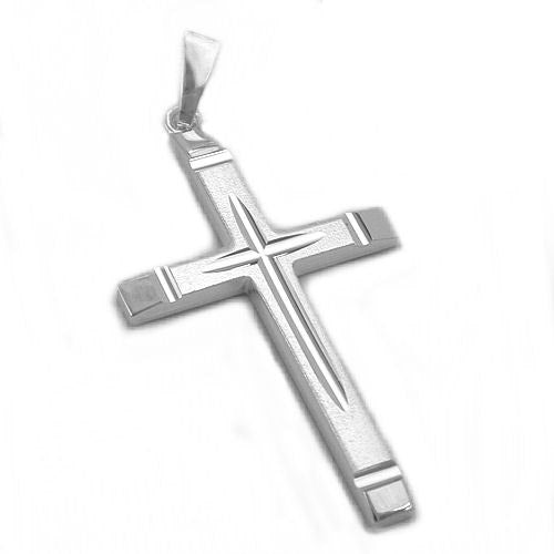 Anhänger Kreuz diamantiert Silber 925