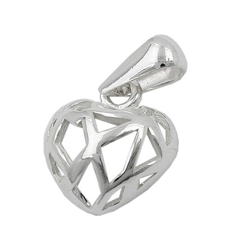 Anhänger Herz durchbrochen Silber 925