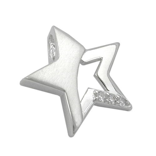 Anhänger Stern Zirkonia Silber 925