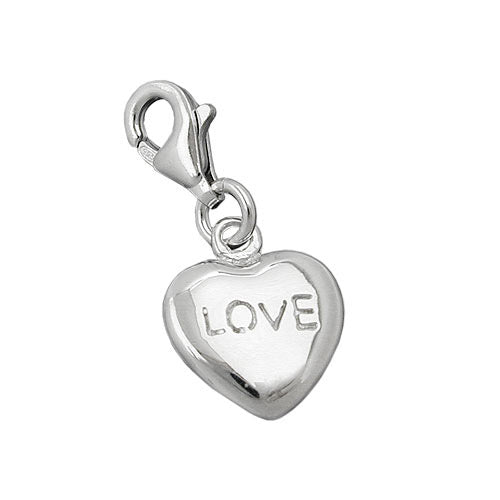 Charm Herz Silber 925