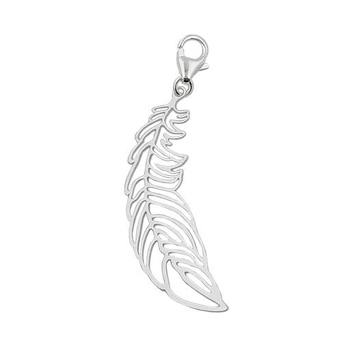 Charm Feder Silber 925