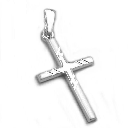 Anhänger Kreuz diamantiert Silber 925