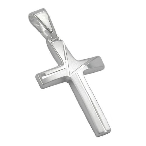 Anhänger Kreuz diamantiert Silber 925