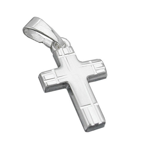 Anhänger Kreuz diamantiert Silber 925
