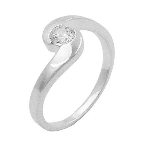 Ring mit Zirkonia Silber 925